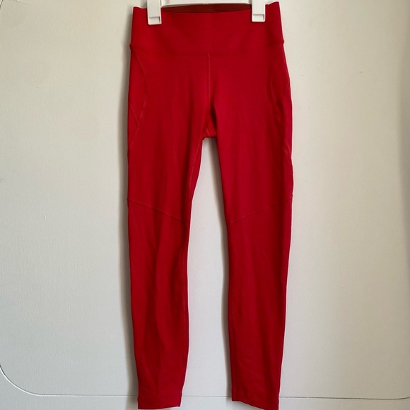 NWOT Outdoor Voices TechSweat Core 7/8 Legging Red S - Picture 2 of 7